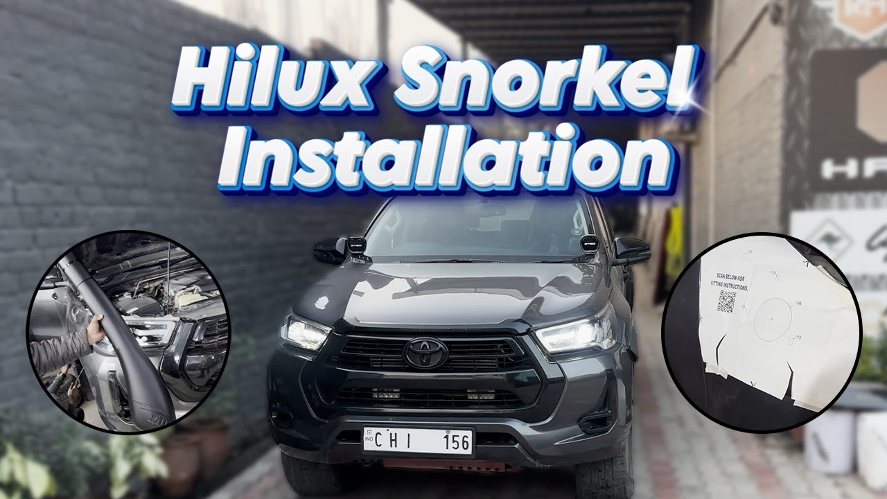 Hilux TJM Airtec Original Snorkel Install Ho Gya | Hilux Snorkel Installation