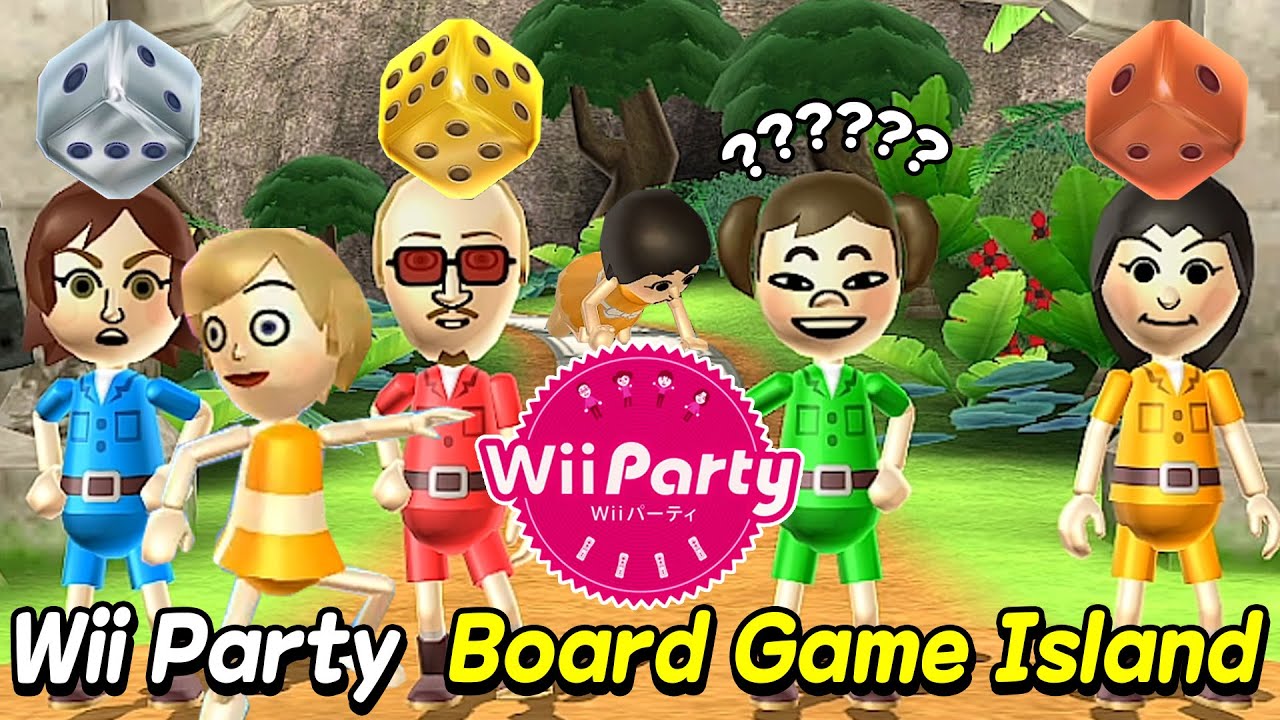 Wii Party Board Game Island gameplay | 6 Round | Subscriber request video | AlexGamingTV