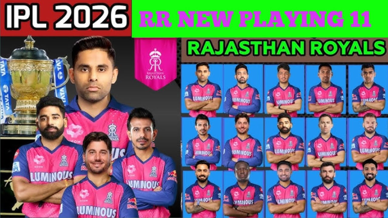 IPL 2026 | Rajasthan Royals Team Best Playing 11 | RR Playing 11 2026 | RR Team 2026