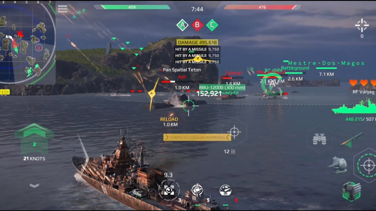 A Very Close Match Until the Final Seconds - Modern Warships Gameplay