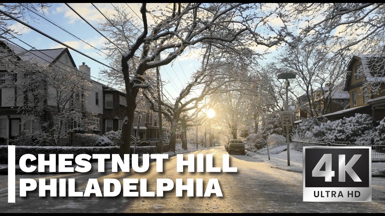 THIS is a TOP 10 Urban Neighborhood in America | Chestnut Hill - Philadelphia 4K | Walk Virtual