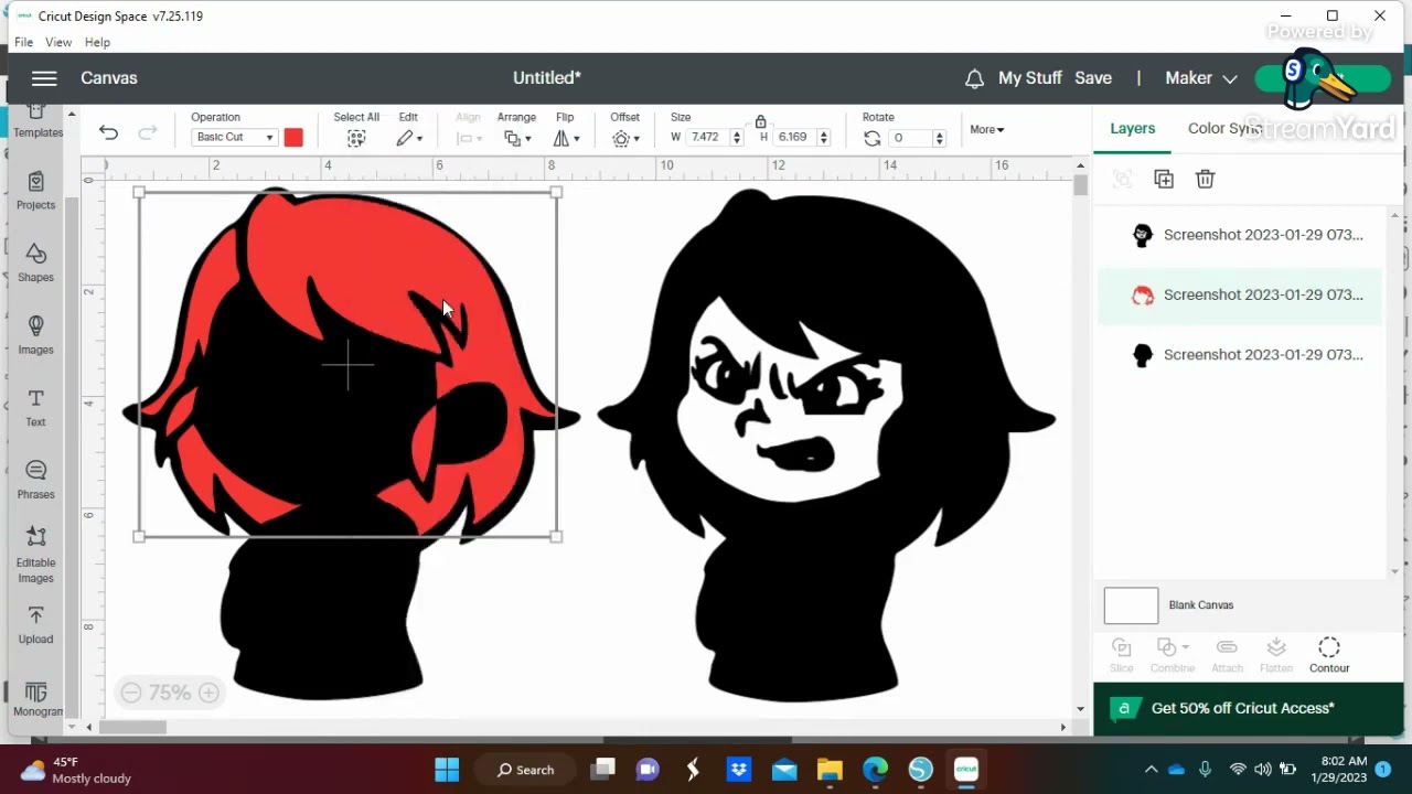 HOW TO TURN SVG INTO PRINT AND CUT IN CRICUT DESIGN SPACE