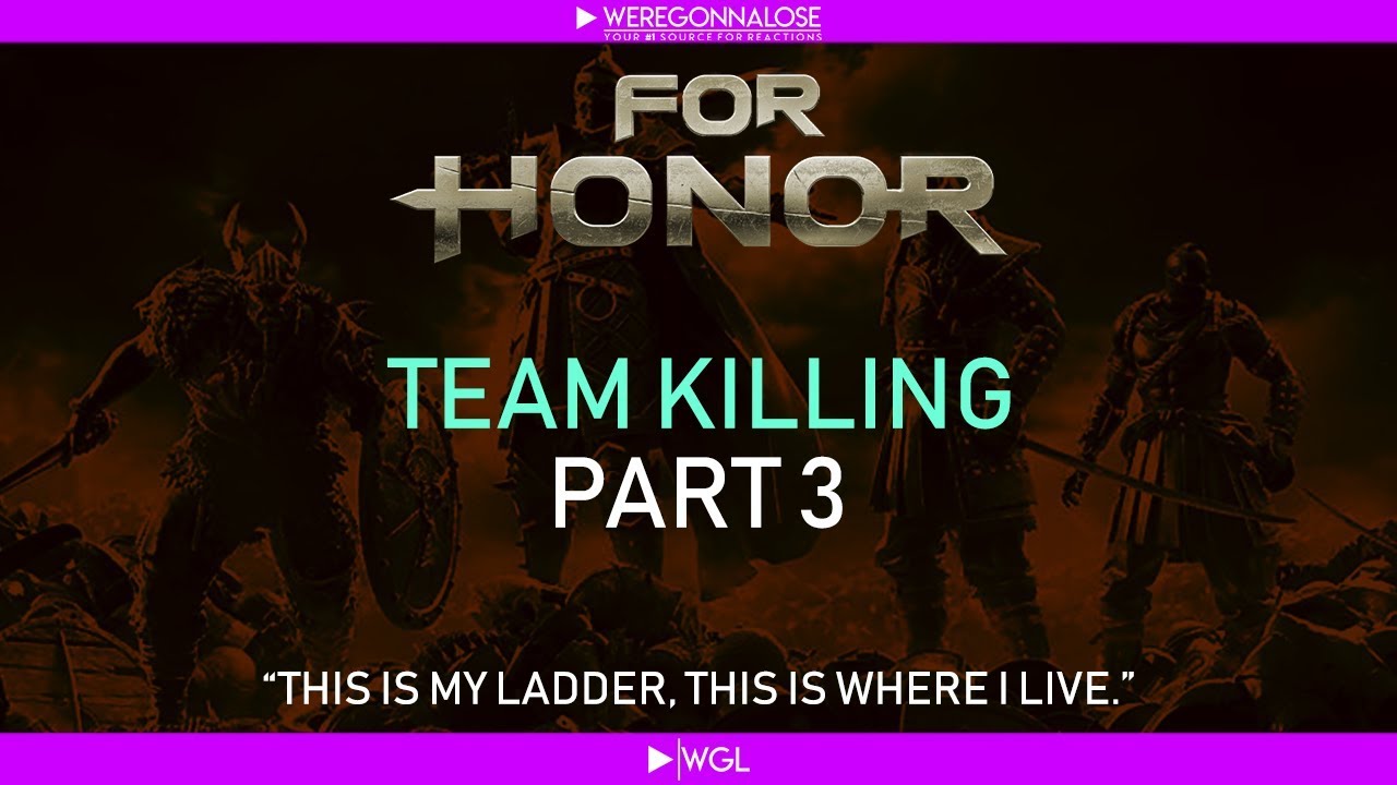 Троллинг на лестнице в игре FOR HONOR &mdash; с забавными и гневными реакциями и командным убийством, ч...