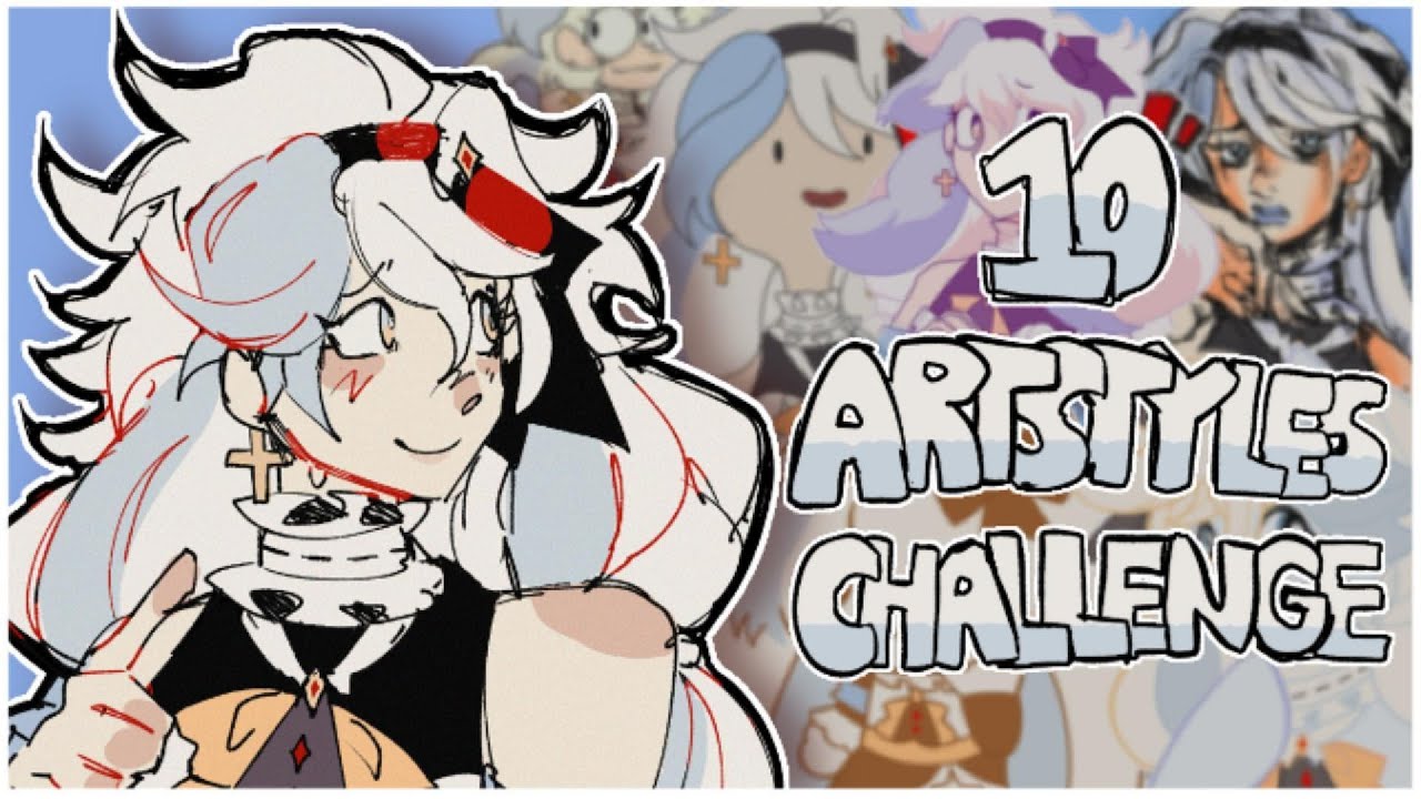 Attempting The 10 ARTSTYLES CHALLENGE After A DECADE...