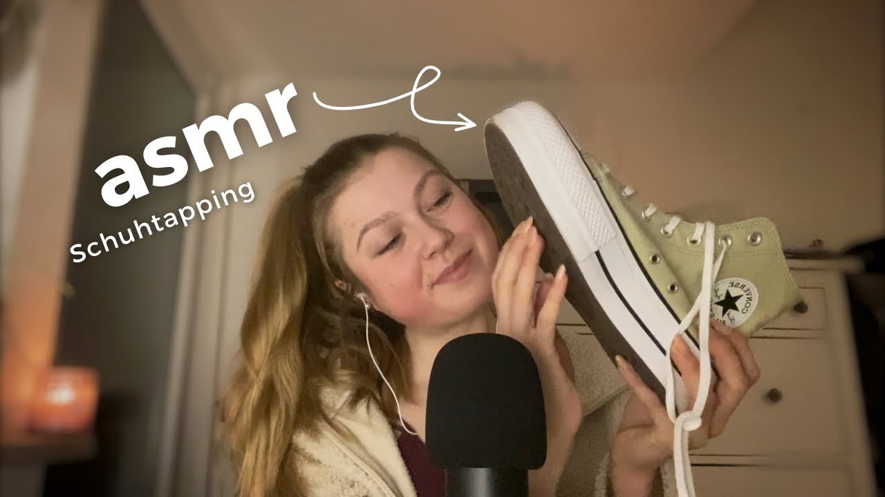 ASMR Schuh tapping und unboxing von der wishlist 😍 | german (shoe trigger ramble)