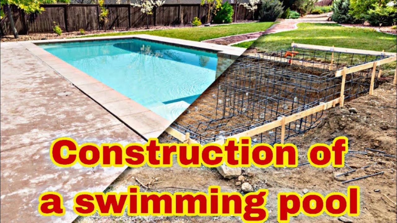 How to build your swimming pool. All process step by step
