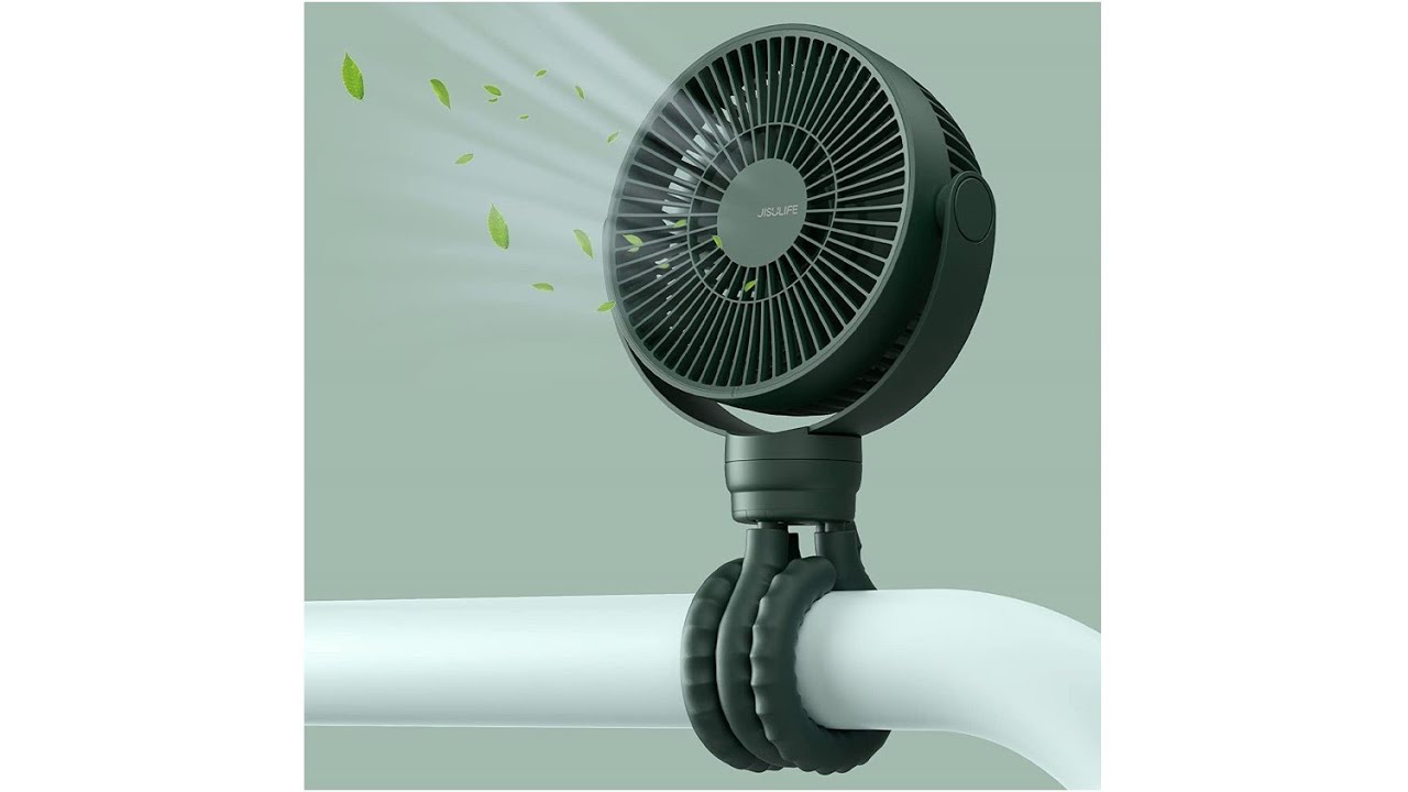 Review: JISULIFE Stroller Fan, Tripod Clip on Fan, 4000mAh Baby Fan Battery Operated, Personal Desk