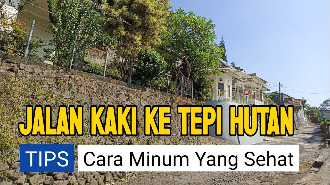 Keliling Kawasan Dekat Hutan || TIPS : Cara Minum Sehat Ala Islam