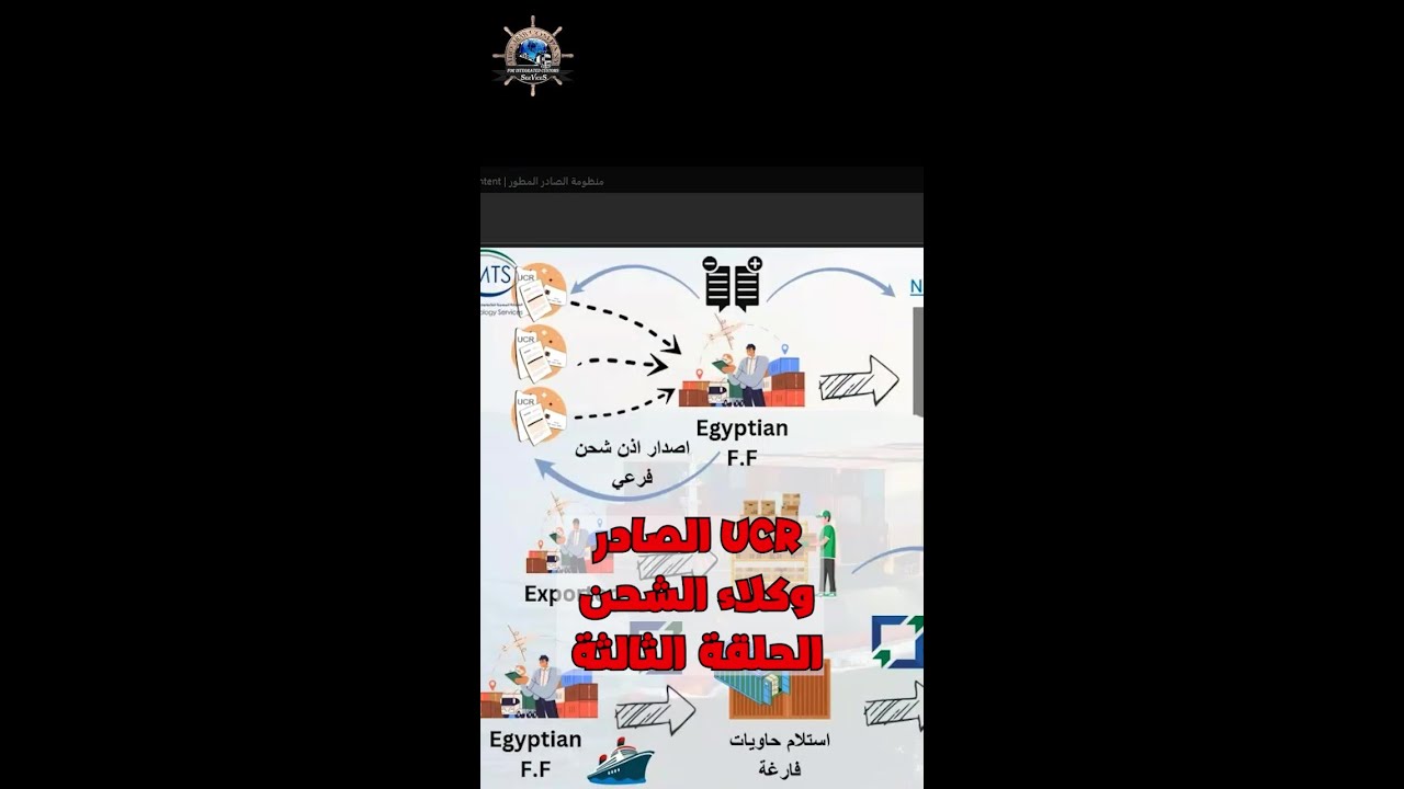 الصادر UCR لوكلاء الشحن (الحلقة الثالثة)