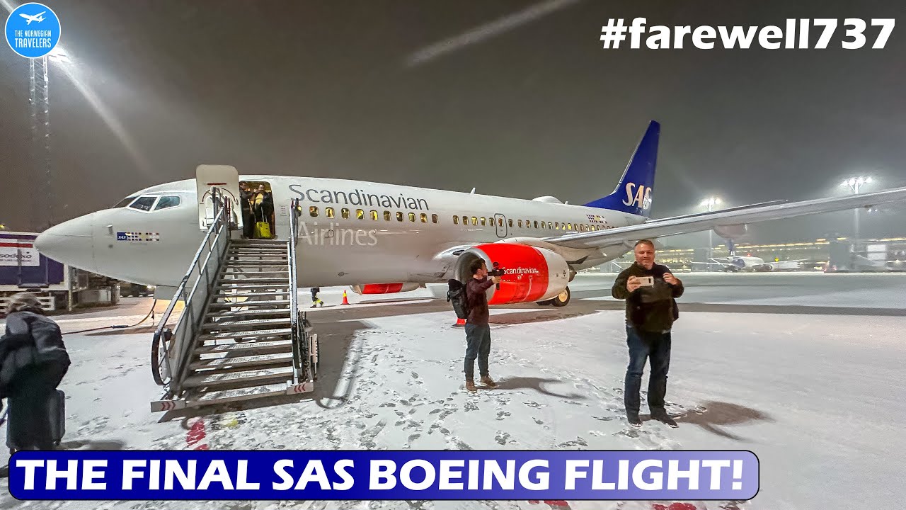 THE FINAL SAS BOEING FLIGHT IN HISTORY! | 4K FLIGHT EXPERIENCE