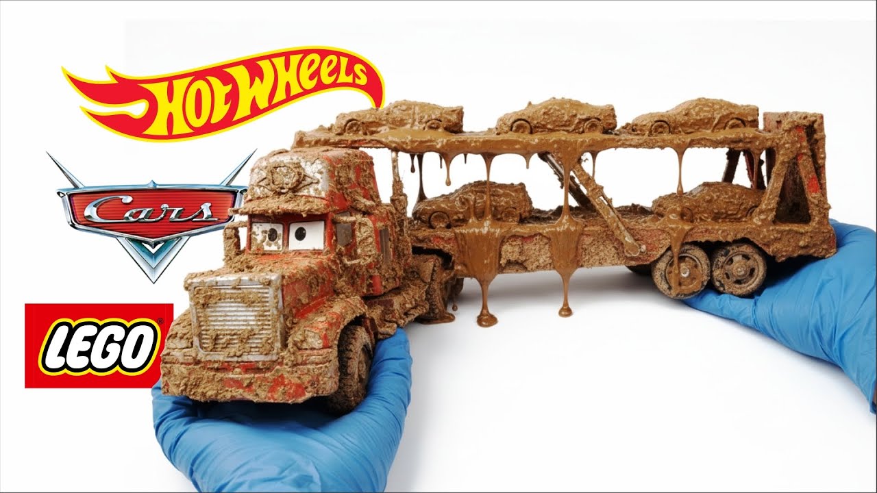 I Cleaned Dirty Hot Wheels & McQueen Truck