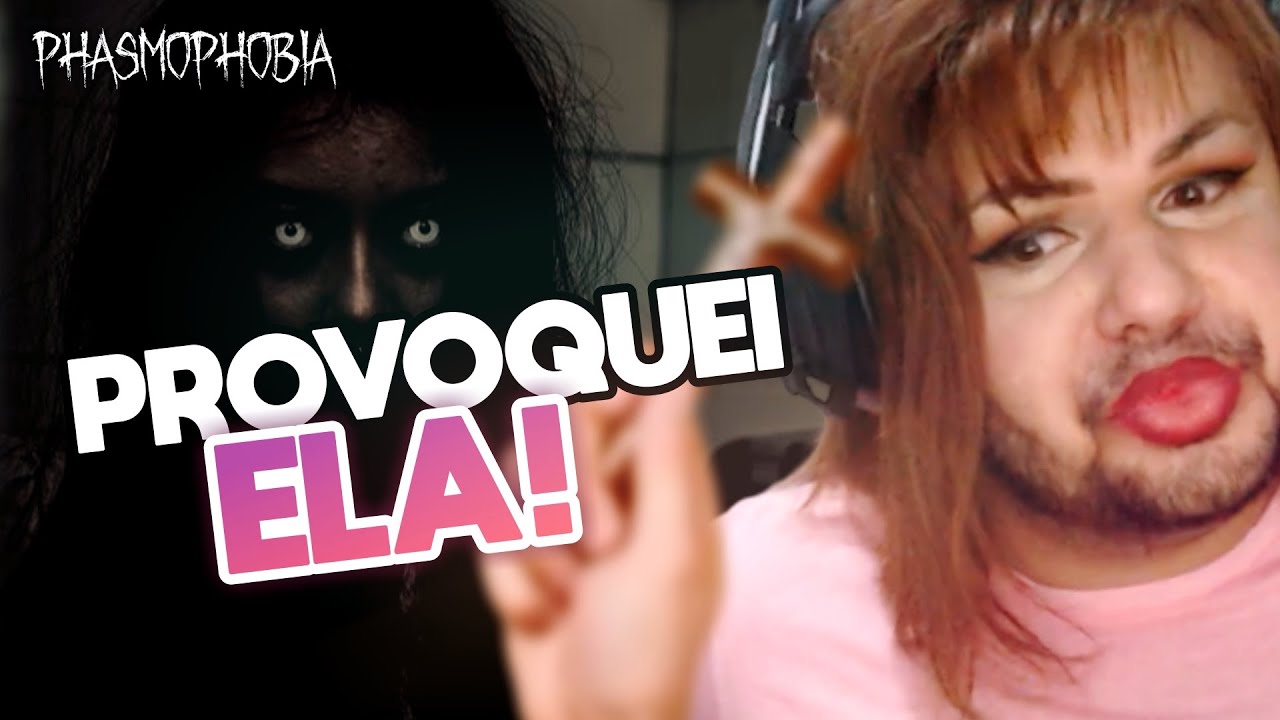PROVOQUEI A MORTA E OLHA NO QUE DEU... | Phasmophobia (ft. Lu Croft, Nicky Mitrava & Indaiass)