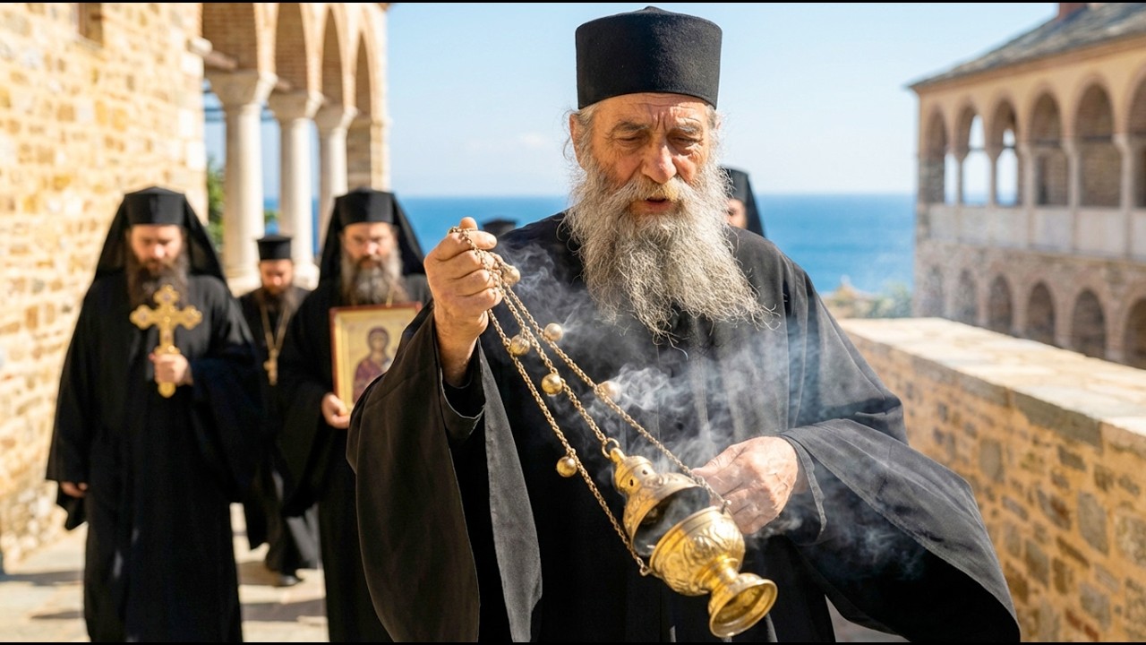 Traditional Byzantine Orthodox Prayer — Mount Athos Monks Chant for Protection