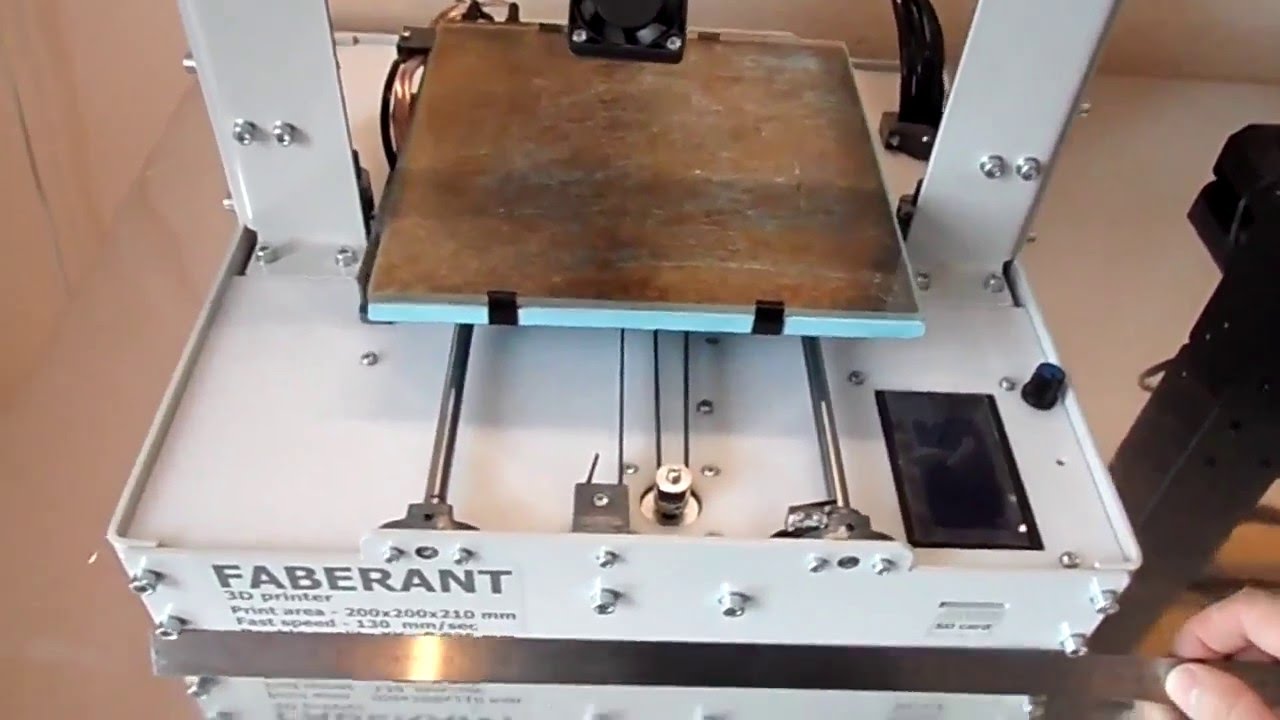 Сравнение жесткости рамы китайского принтера WANHAO i3 и отечественного 3D-принтера Faberant