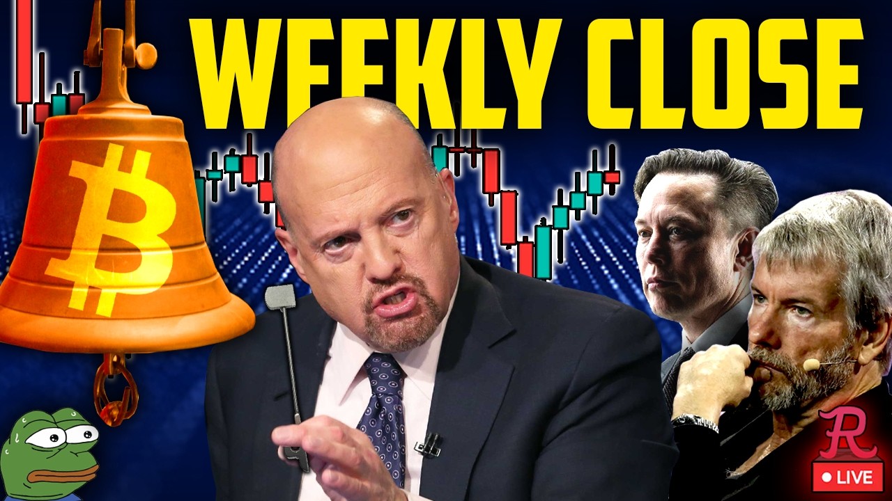 BITCOIN LIVE : US FUTURES OPEN STREAM, BTC WEEKLY CLOSE