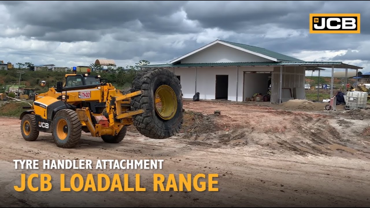 JCB LOADALL: Tyre Handler Attachment