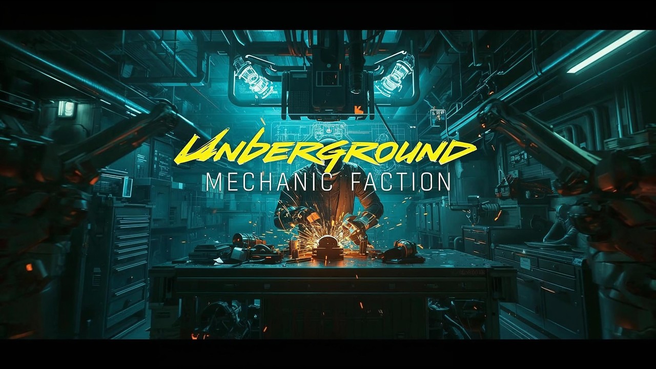 Megacity Mechanic | Synthwave Ambient Visualizer