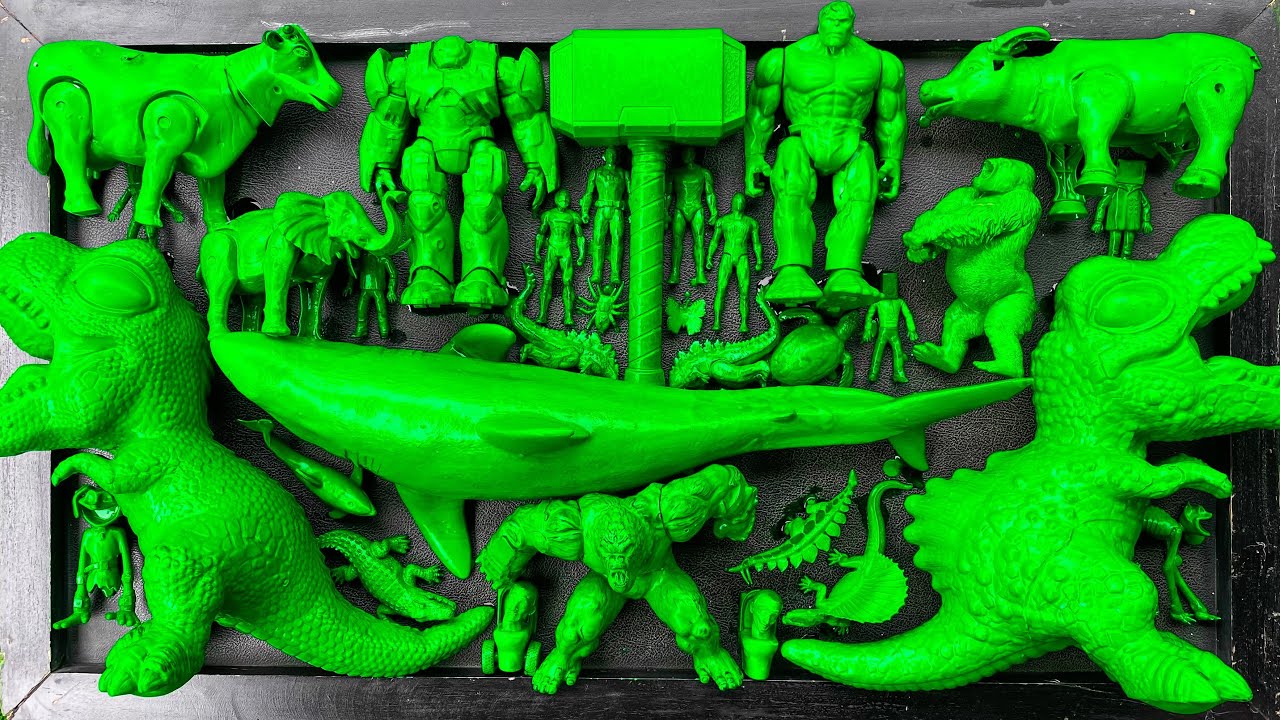 Dinosaurus Jurassic World Dominion: T-rex/ Brachiosaurus/ Skibidi/ Spider-Man/ KingKong/ Godzilla