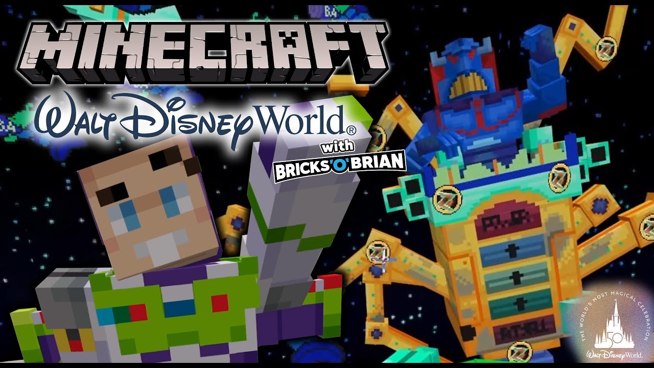 Buzz Lightyear & Tomorrowland! - Minecraft Walt Disney World Playthrough!