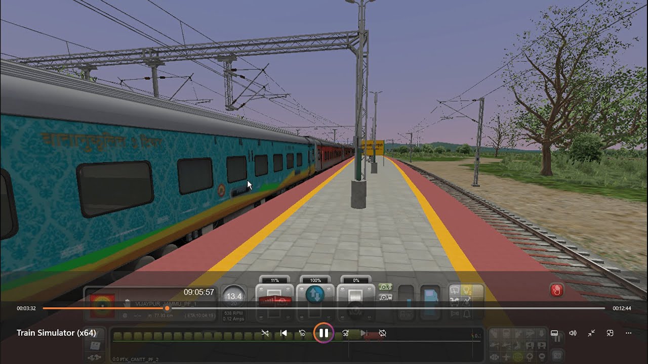 QUICK DRIVE GAMEPLAY || RAILWORKS || TRAIN SIMULATOR CLASSIC 2024 ||