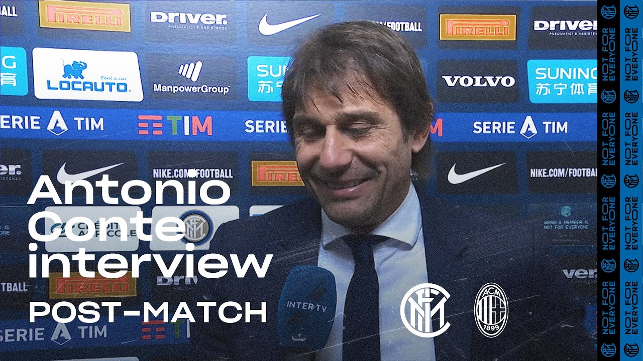 INTER 4-2 AC MILAN | ANTONIO CONTE EXCLUSIVE INTERVIEW: 
