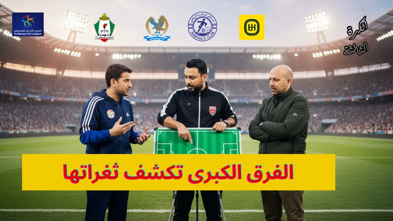 هل المدرب الأردني مظلوم؟ ومن النادي الذي يملك شخصية البطل؟