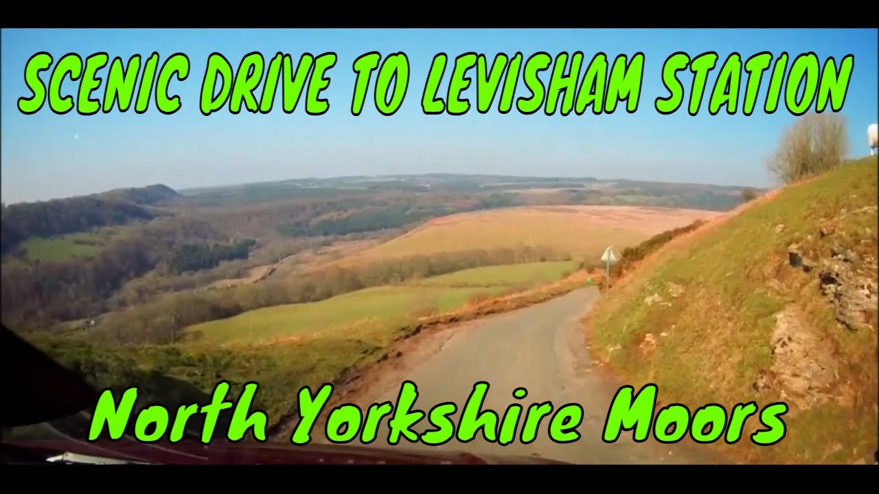 Scenic drive to LEVISHAM STATION - NORTH YORKSHIRE MOORS RAILWAY