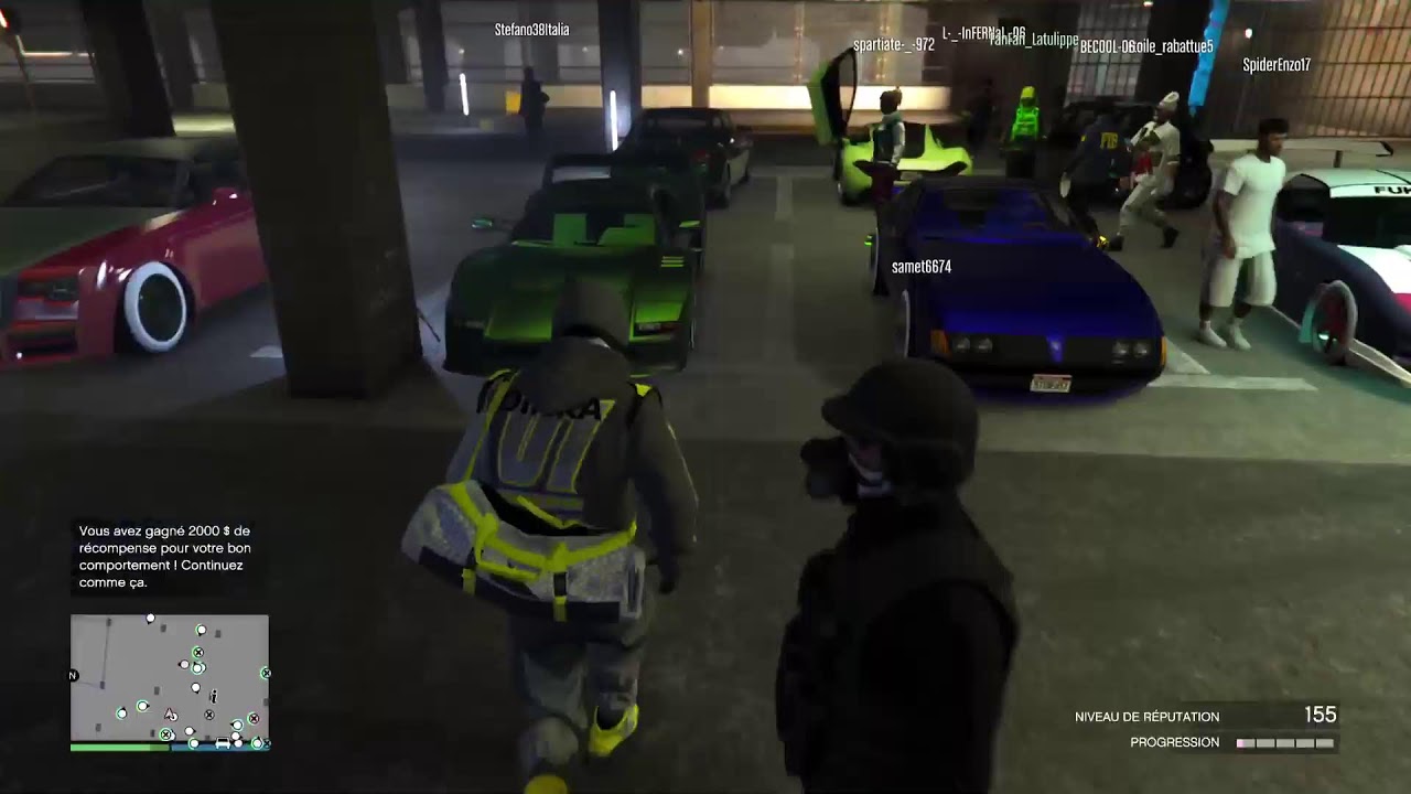 Live gta avec un youtuber Kitrich
