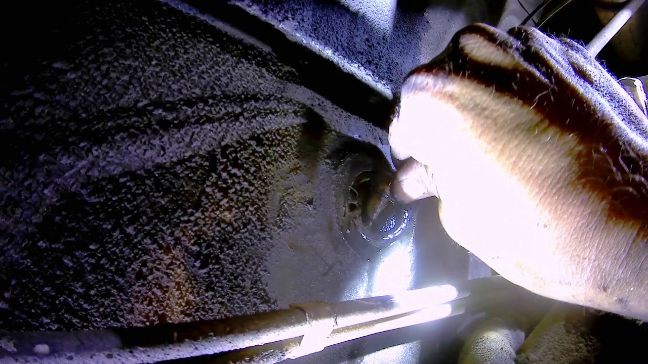 7.3  Powerstroke dipstick oil leak repair