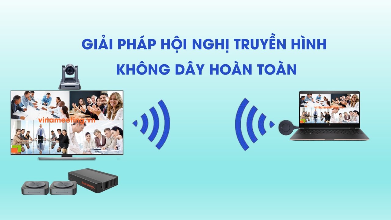 Giải pháp hội nghị truyền hình không dây hoàn toàn với thiết bị BYOD LUXVIEW LVB05