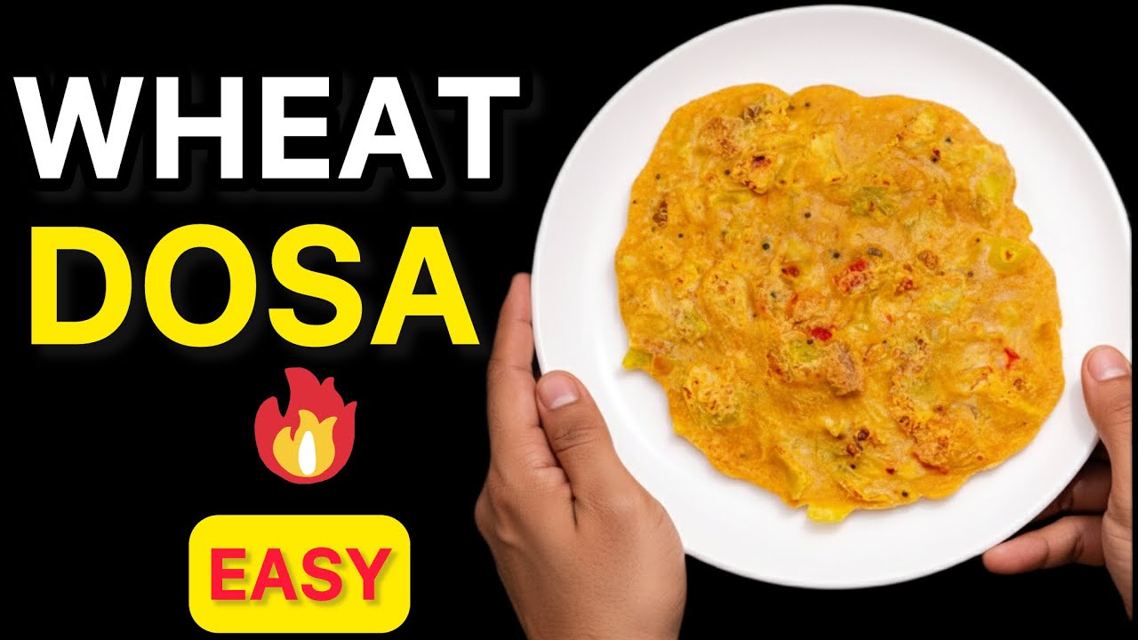 Wheat Dosa Recipe For Diabetes |Instant wheat Flour Dosa|Gothambhu Dosa|Easy Kerala Breakfast 