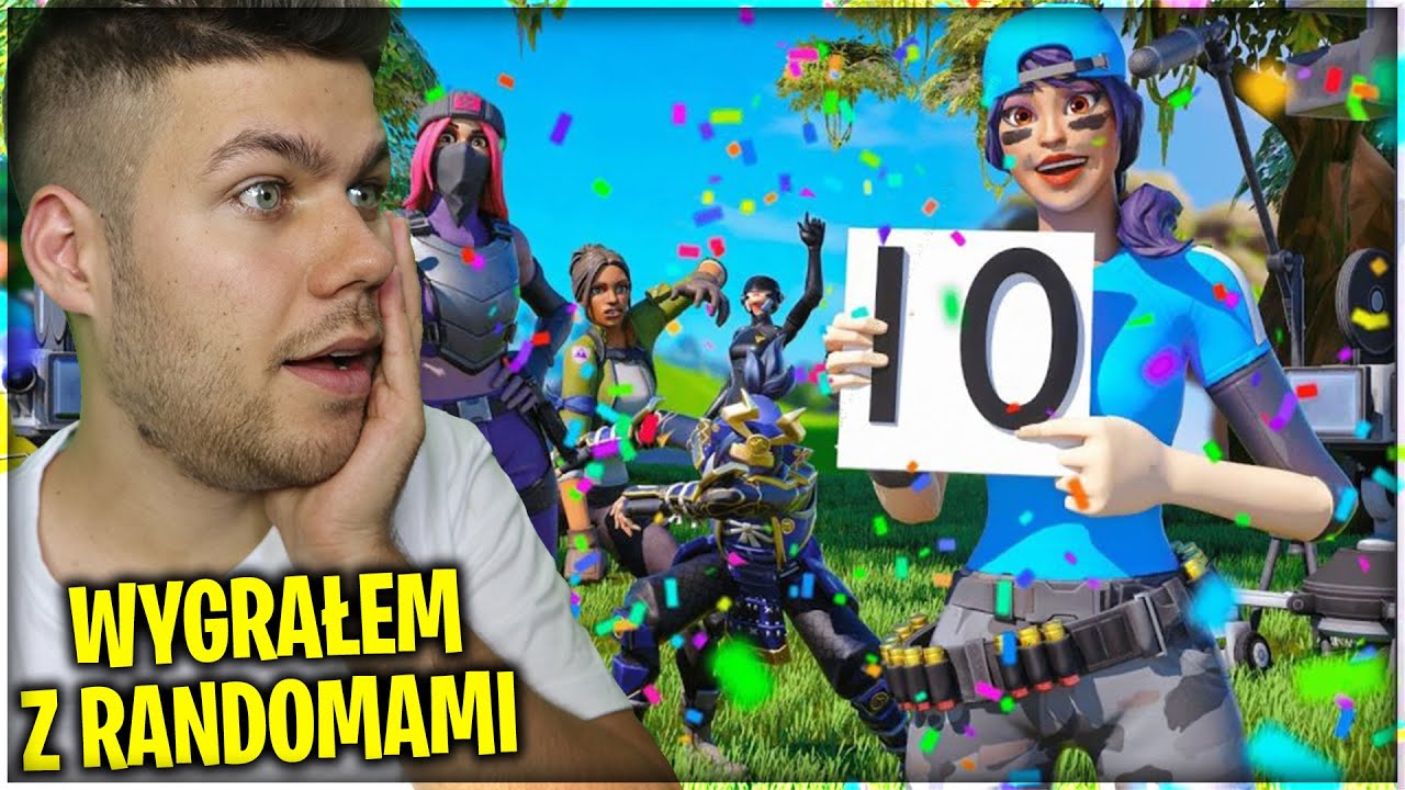 WYGRAŁEM TOP MODEL Z RANDOMAMI W FORTNITE!