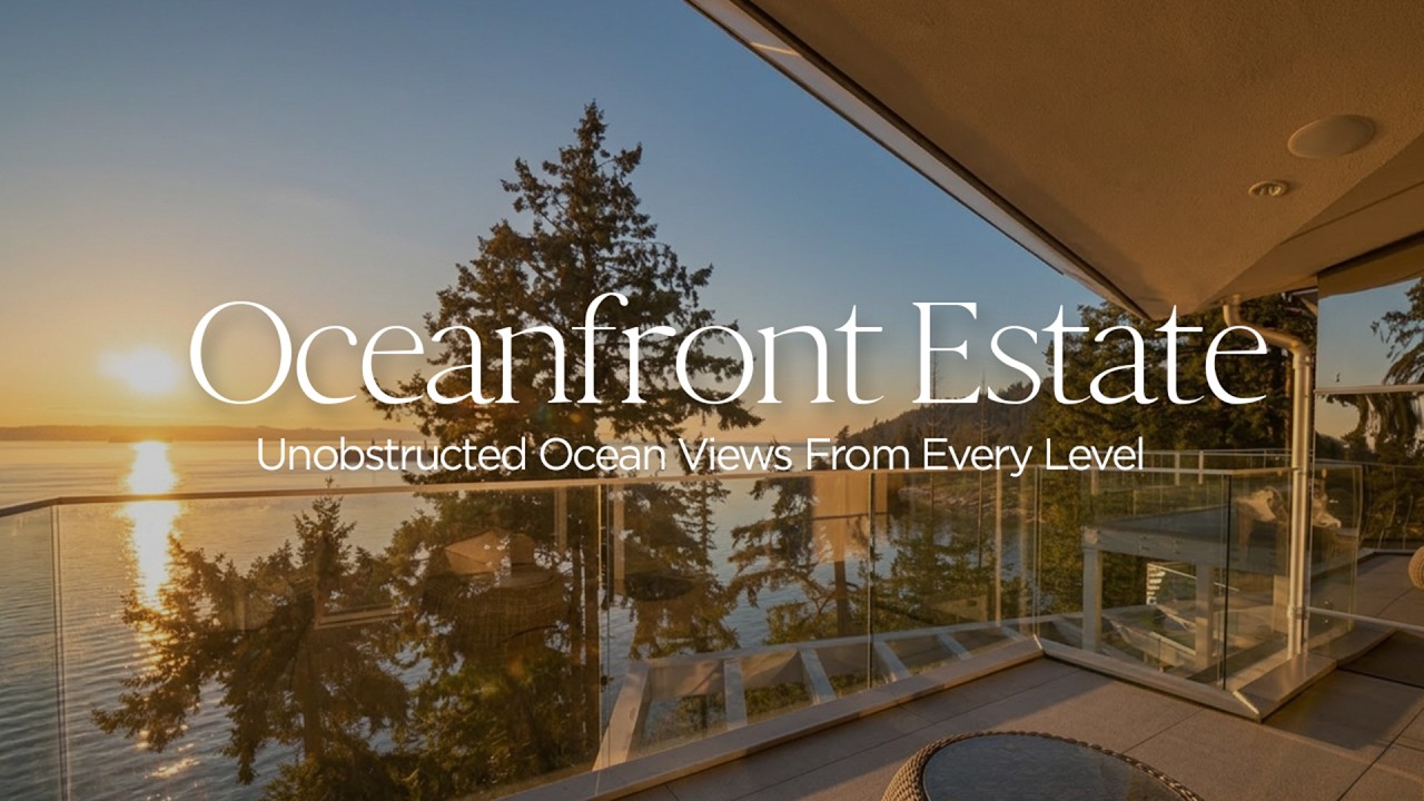 Modern Oceanfront Masterpiece | Infinity-Edge Pool & Smart Home Tour