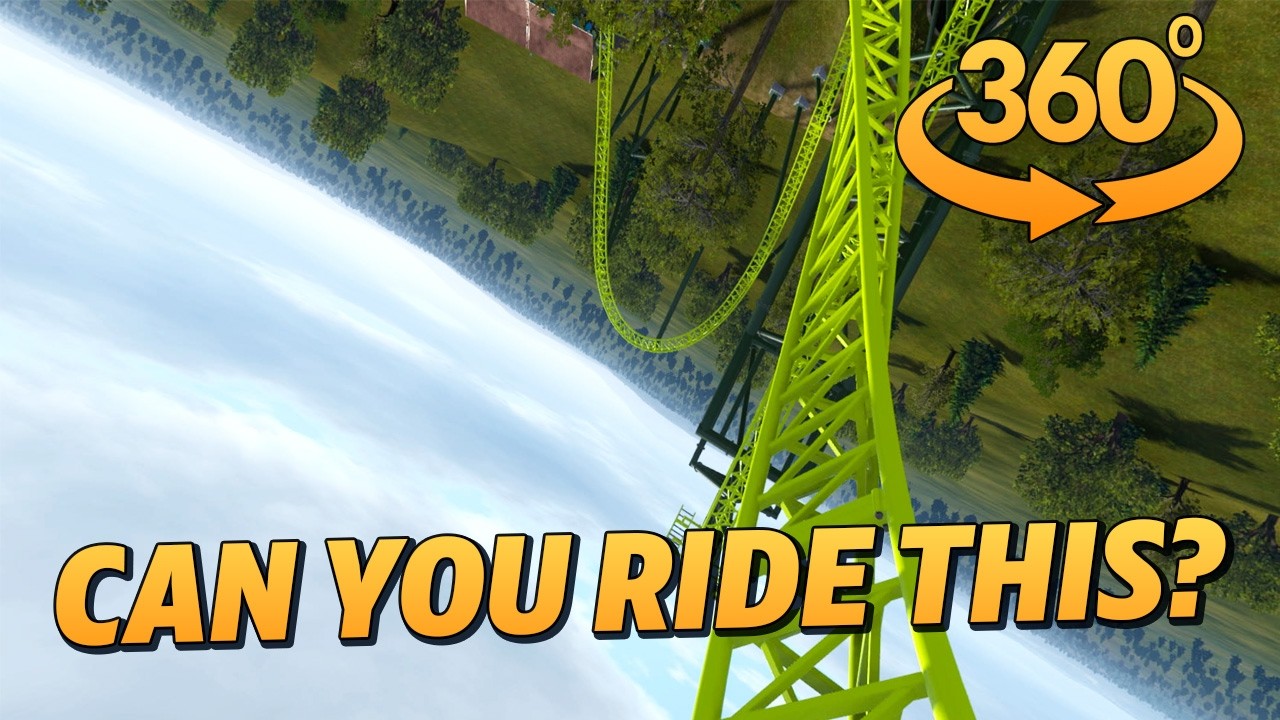8K 360° Roller Coaster Ride – Venom | NoLimits 2 Simulation
