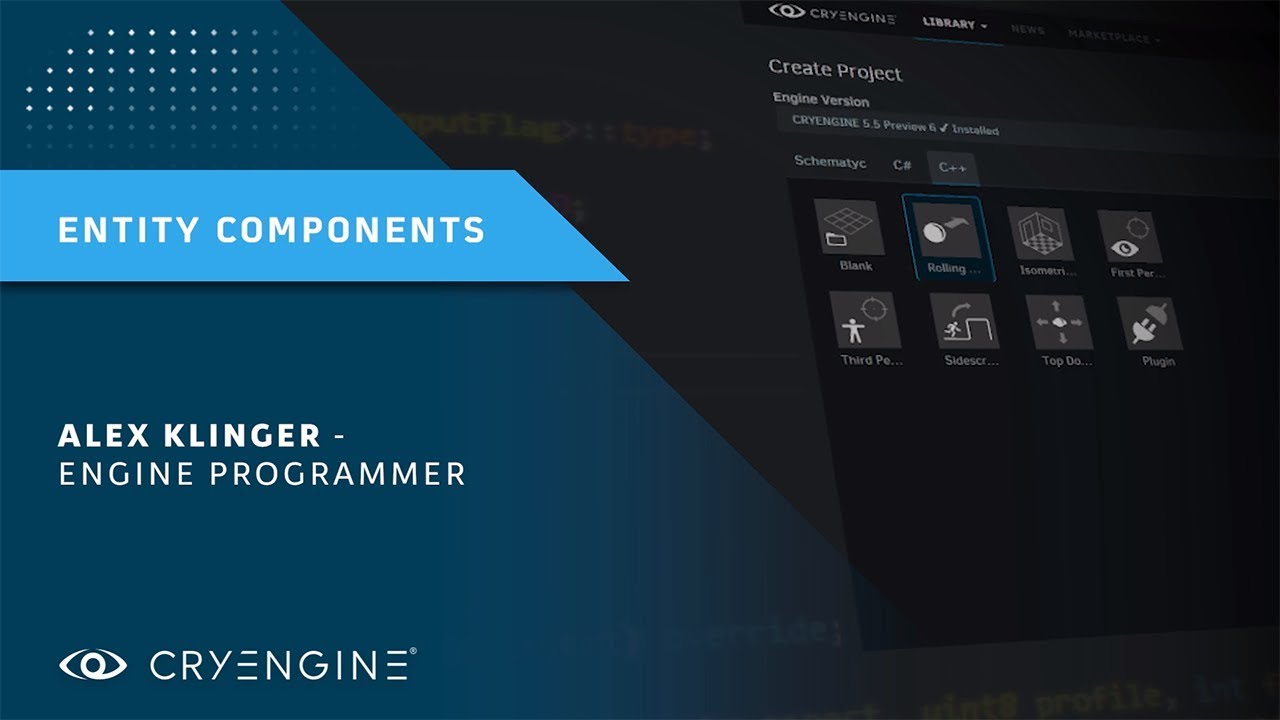 Мастер-класс CRYENGINE | Введение в компоненты сущностей
