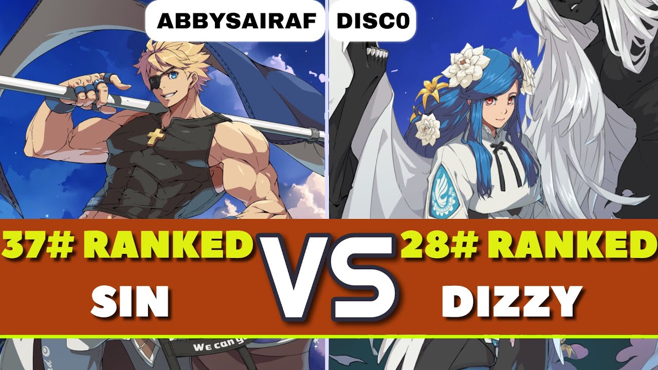 GGST LATAM | Abbysairaf (37# Sin) vs disc0 (28# Dizzy). Gameplay Nivel Alto