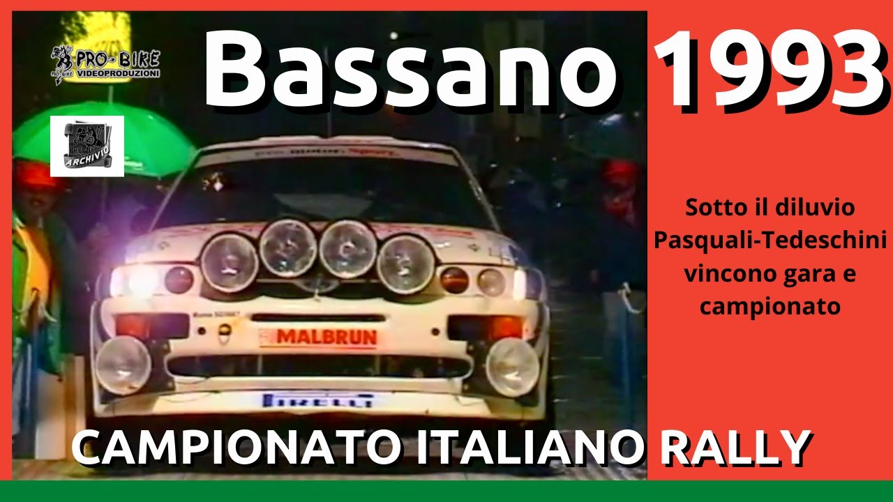 Rally di Bassano 1993 Campionato Italiano Rally