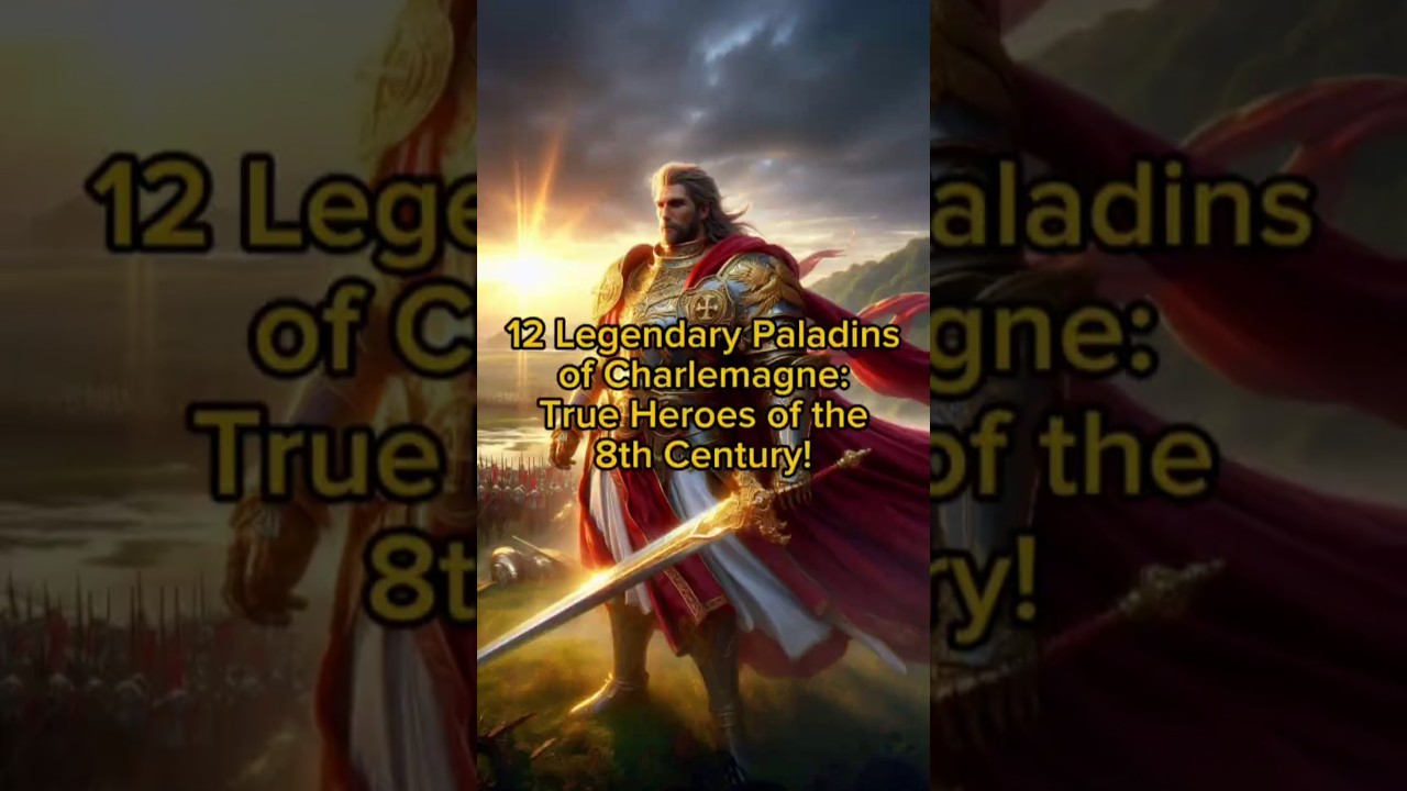 12 Legendary Paladins of Charlemagne: True Heroes of the 8th Century! #ai #history #paladins