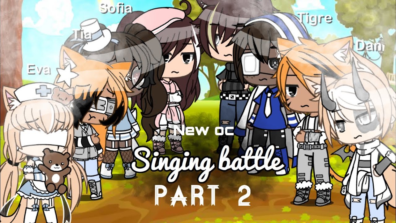 sister vs brother | gacha life singing battle | part 2 | glitchyy