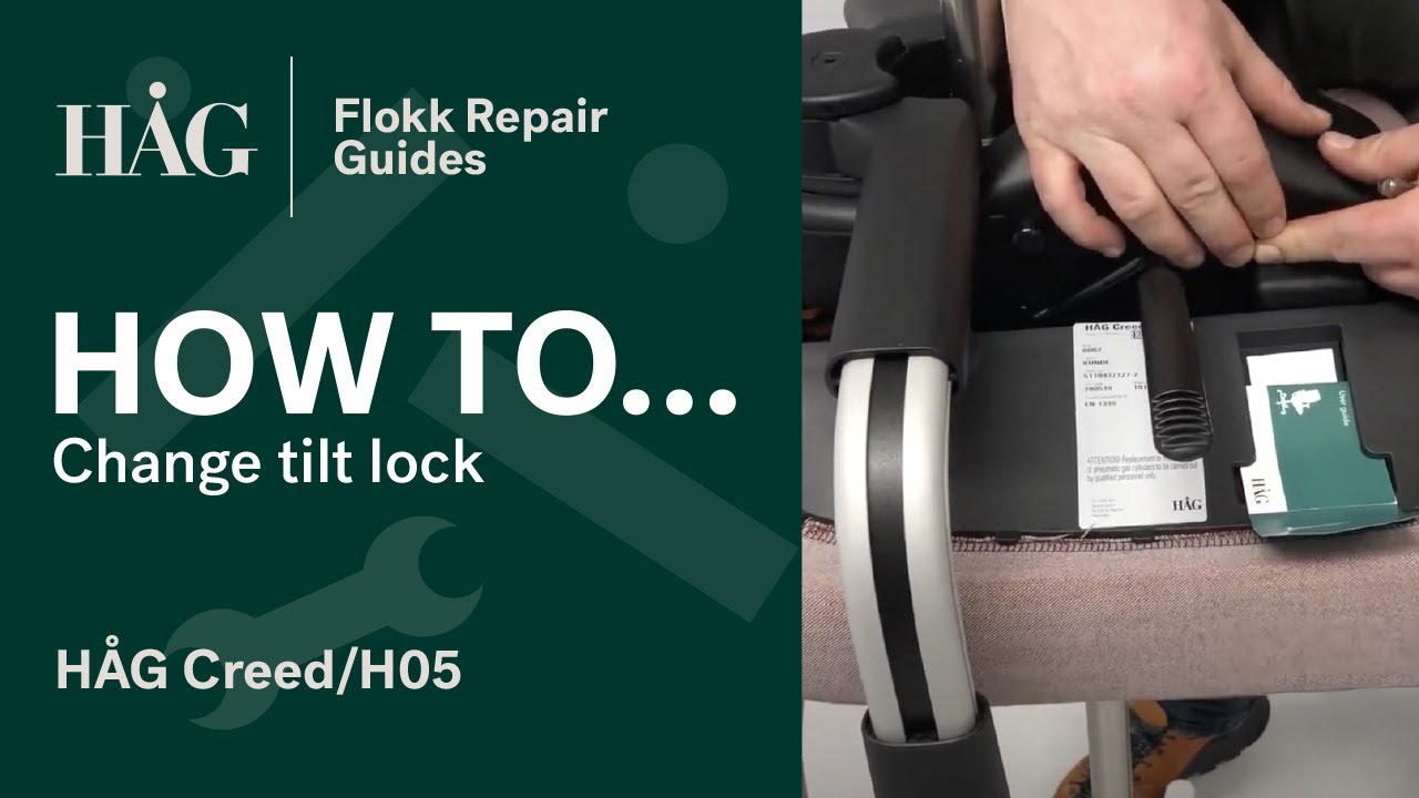 How to change tilt lock | HÅG Creed/H05 | Flokk Repair Guide