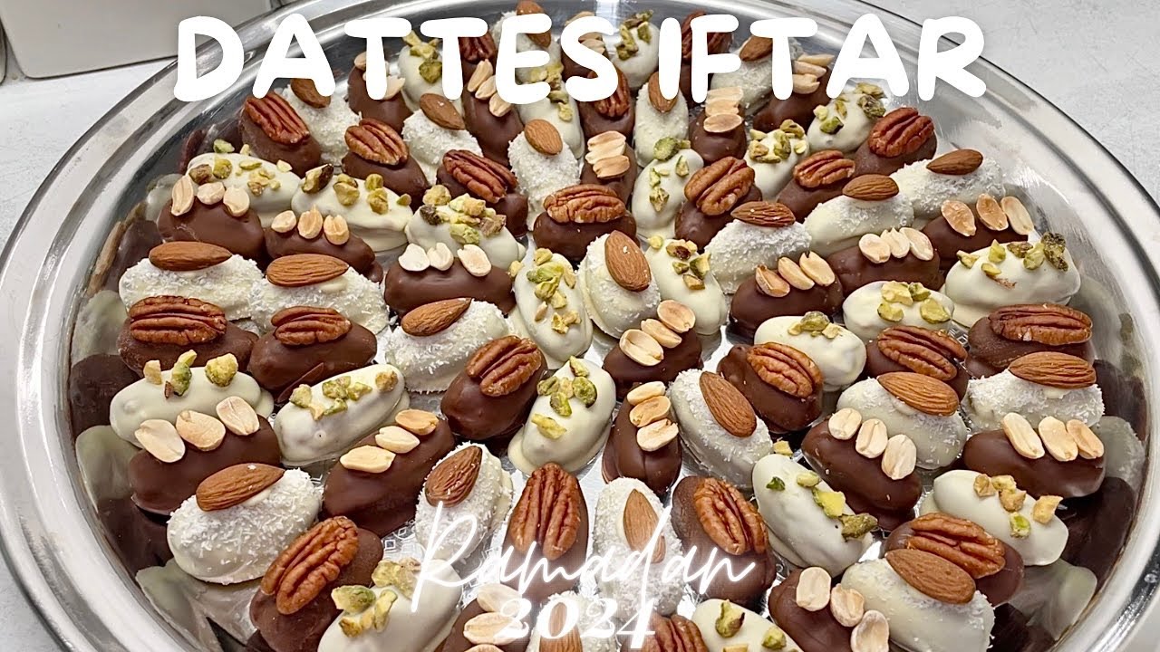 🌙 DATTES FOURRÉES POUR L’IFTAR • RAMDAN 2024 ✨