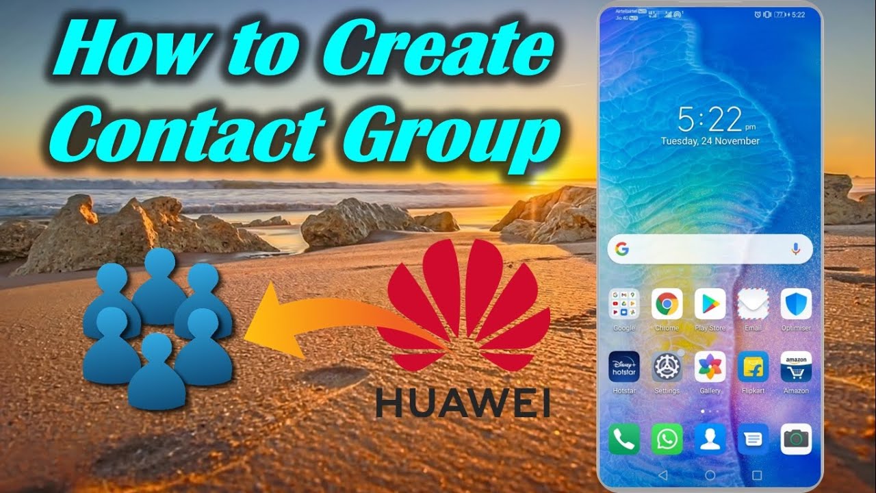 How to Create Contact Group in Huawei