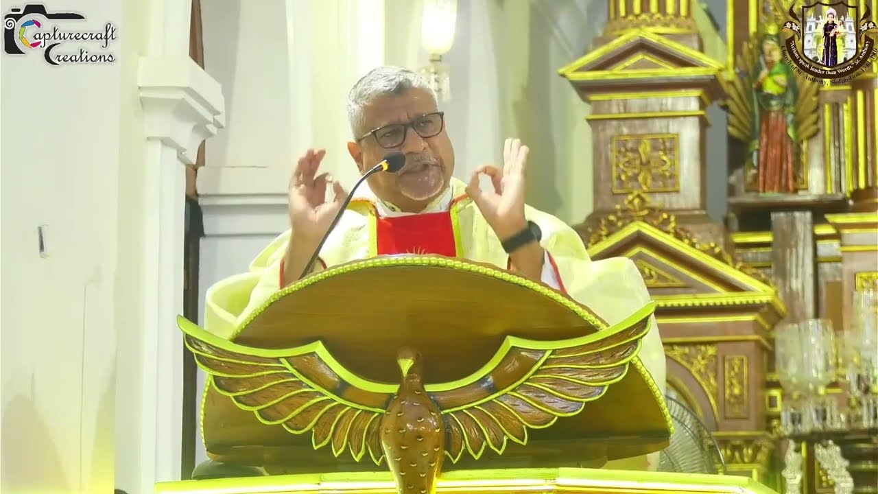 Fr  Alban Fernandes Sermon/ Siolim/ 7.6.2024