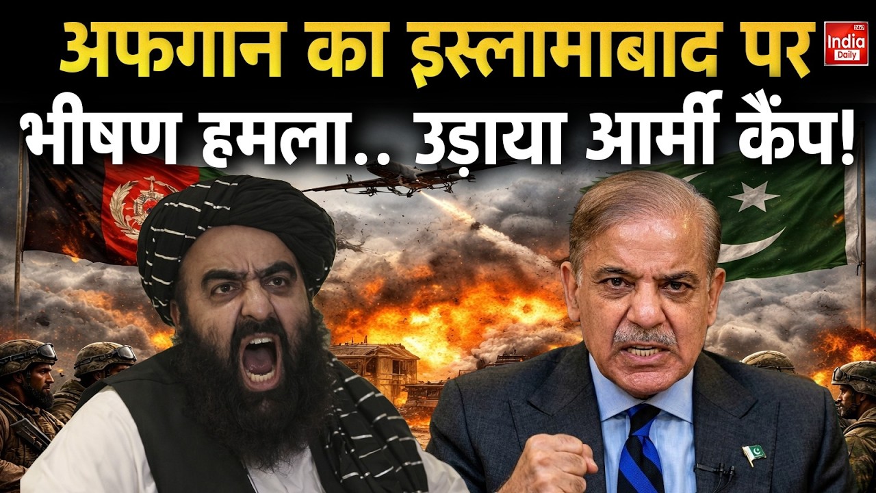 Pakistan Afghanistan War News: अफगान का इस्लामाबाद पर भीषण हमला..उड़ाया आर्मी कैंप ! Munir | Shehbaz