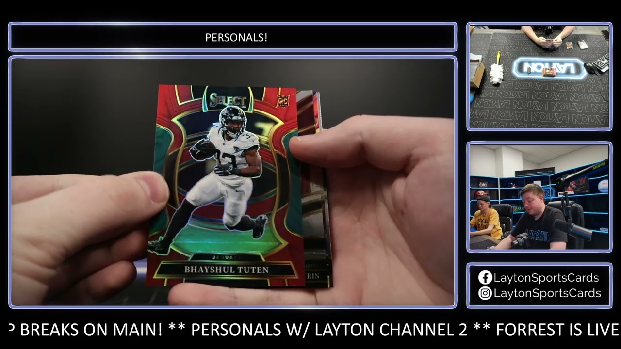 1 Box of 2025 Select NFL Hobby for Steven B