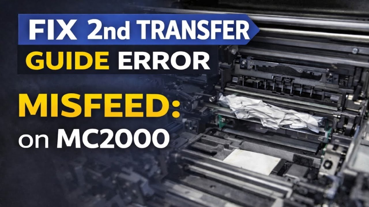 How to Fix Misfeed: 2nd Transfer Guide Error on MC2000