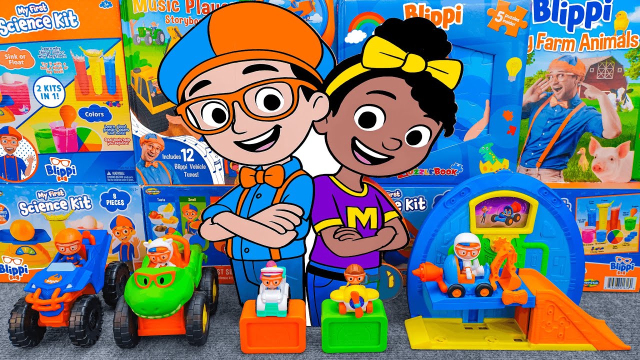 62 Minutes Satisfying with Unboxing Cute Blippi Surprise Box Toys Collection ASMR | Review Toys