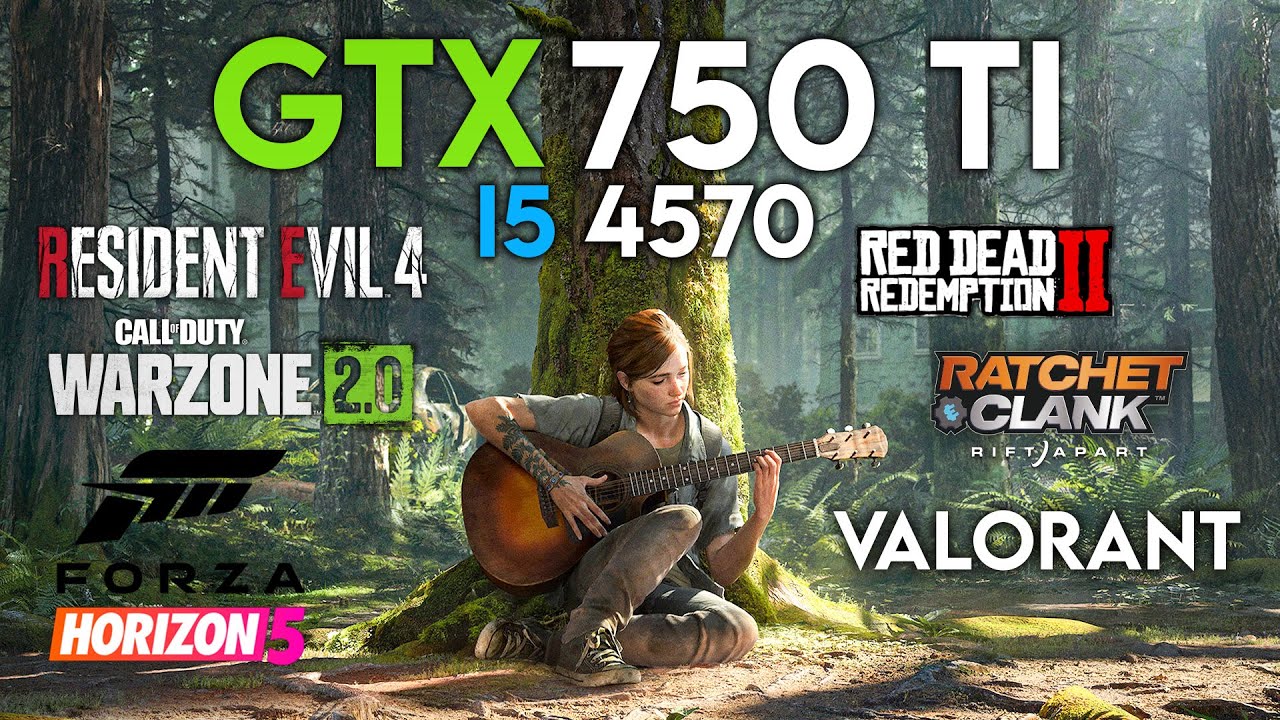 GTX 750 Ti + i5 4570 Gaming | 6 Games Test - GTX 750 Ti in 2023