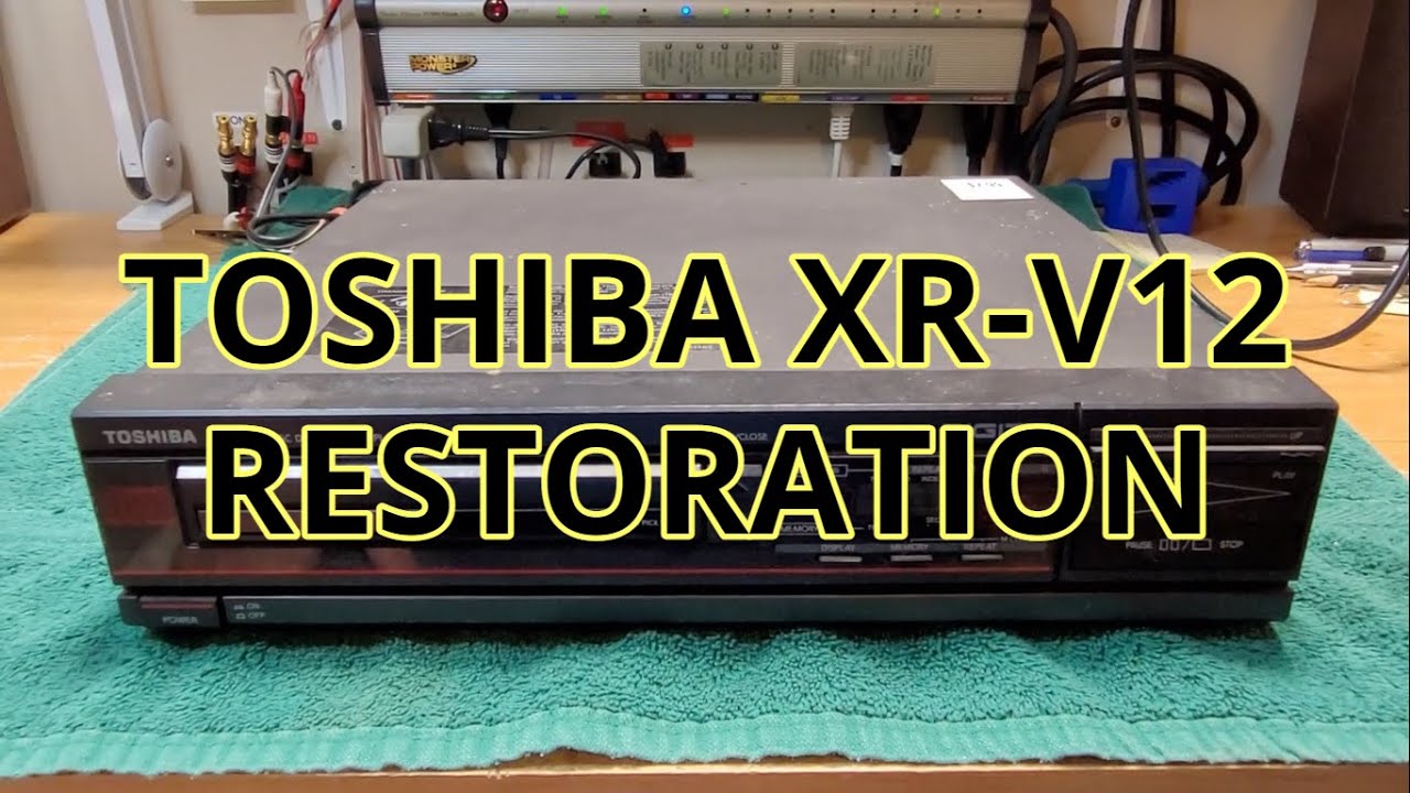 Toshiba XR-V12 CD Player (1986) - Restoration