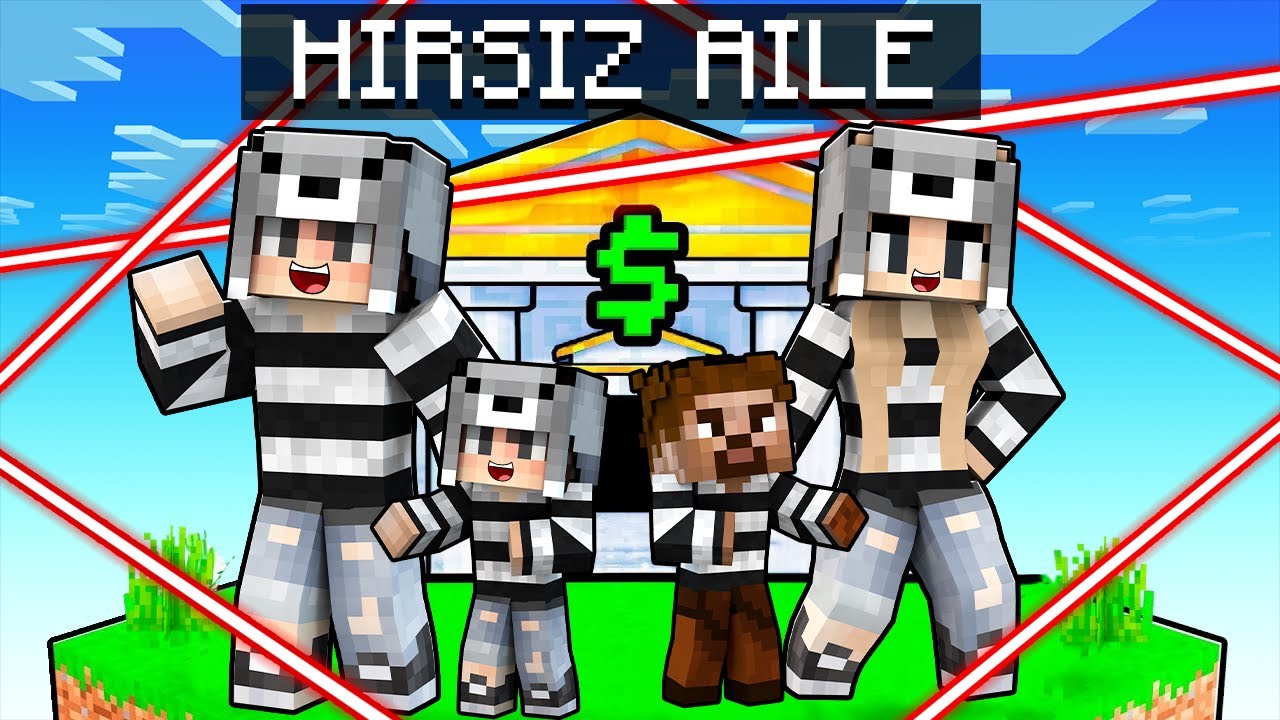 HIRSIZ AİLESİ OLARAK YAŞAMAK 😱 - Minecraft